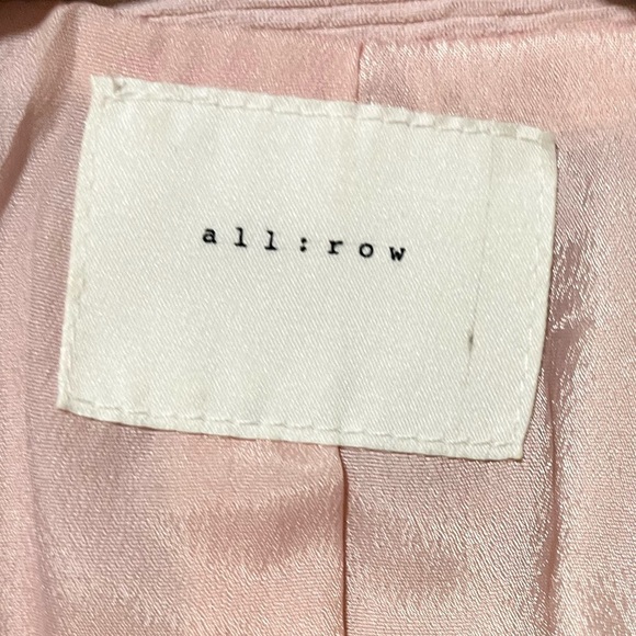 All:Row Blush Pink Textured Blazer Jacket - Women’s Small, Lined, Minimalist - Picture 2 of 13